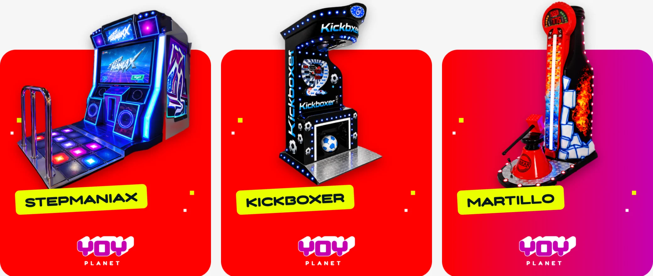 Game cards with real machines